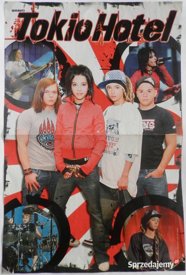 PLAKAT TOKIO HOTEL WYPRZEDAŻ ŚWIAT PLAKATÓW Bydgoszcz