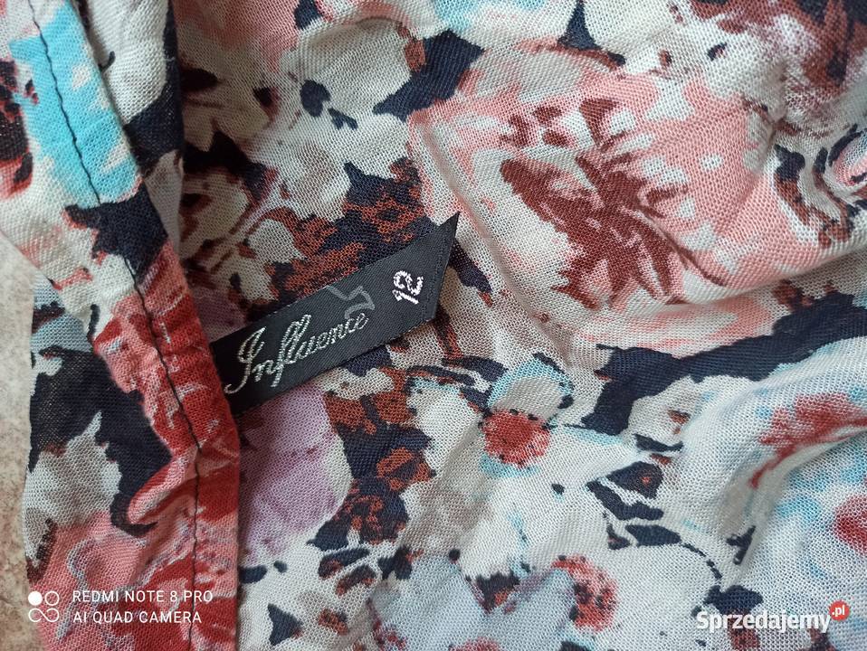 bluzka z koronką floral Bluzki i koszule Częstochowa