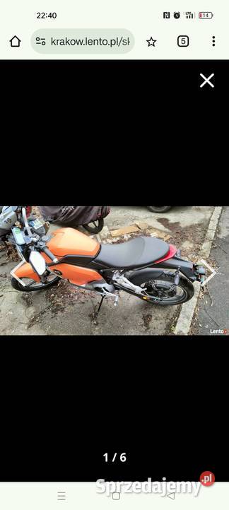 Skuter Elektryczny Super Soco TC 1200 S Kraków