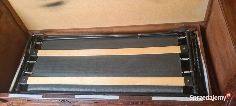 Sofa z funkcją spania skóra solidna 80cm dolnośląskie Chojnów