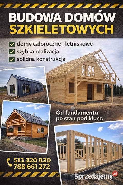 Budujemy domy szkieletowe altanytarasy elewacji Poznań