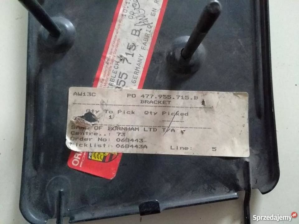 PORSCHE 924 pokrywa silniczka wycieraczki tył Pilzno