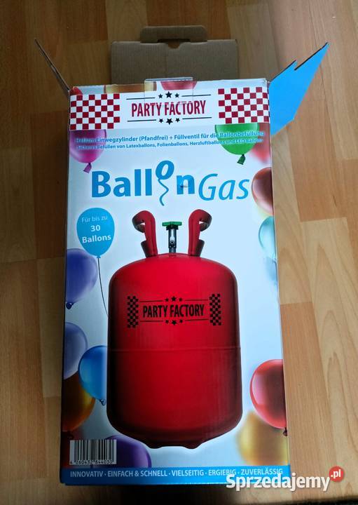 Pusta butla na hel party Factory podkarpackie Tarnobrzeg