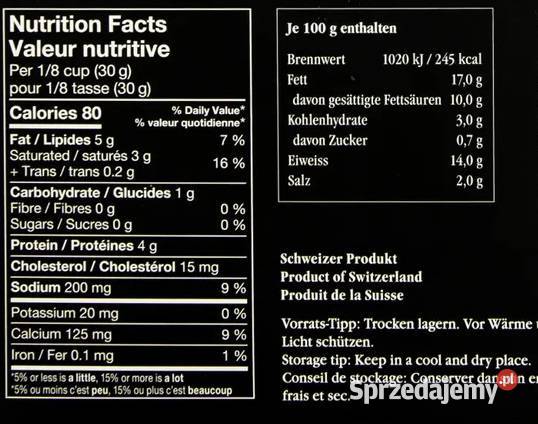 Ser szwajcarski Appenzeller Fondue 400g x 5 2 sprzedam