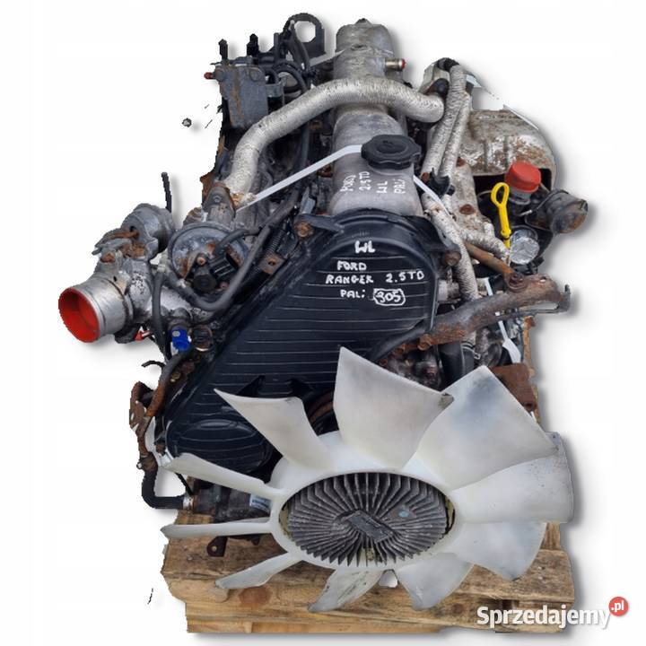 SILNIK KOMPLET Ford Ranger III 25 TD 109 9806r Chełm sprzedam