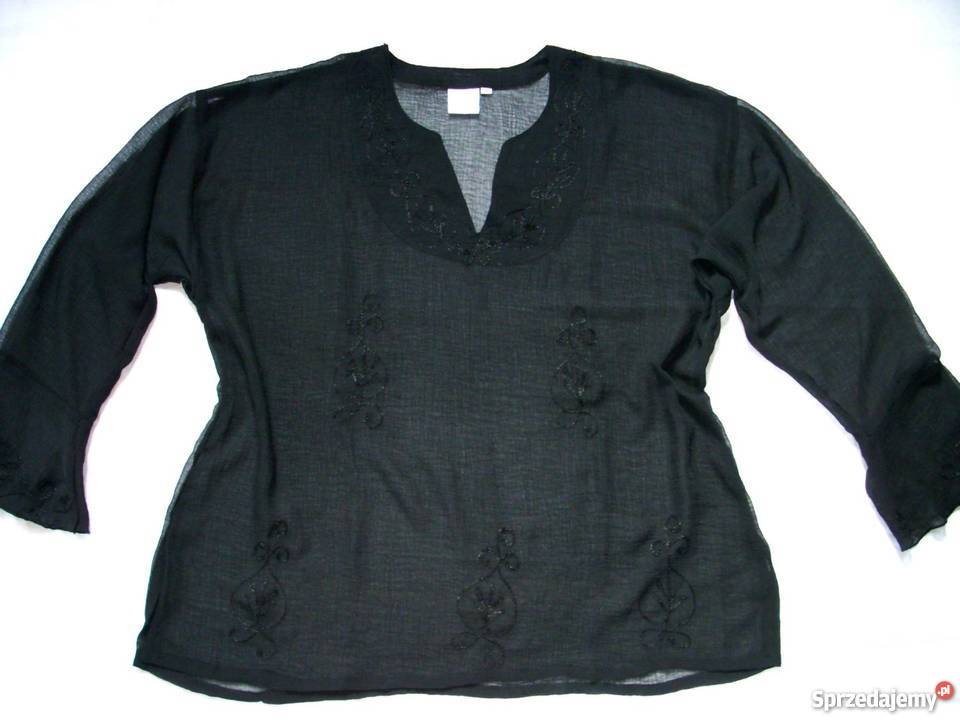 Tunika Zwiewna Lekka Haft Wizytowa Nowa 44 46 Nowy Sącz