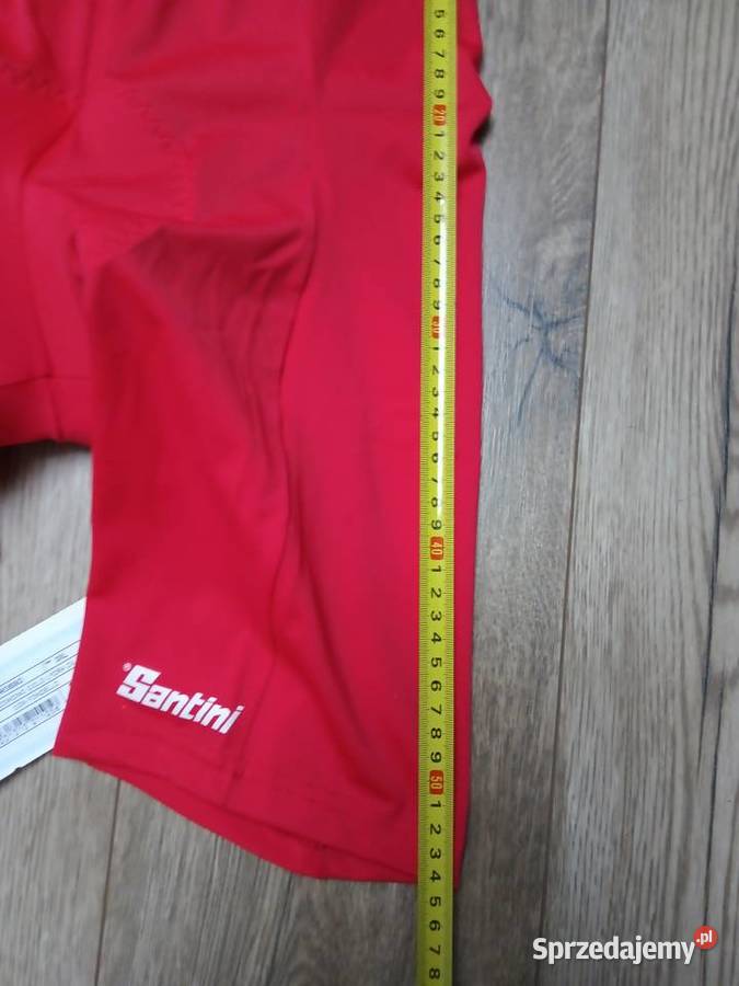 Nowe męskie spodenki rowerowe SANTINI rozmiar Wąsosz