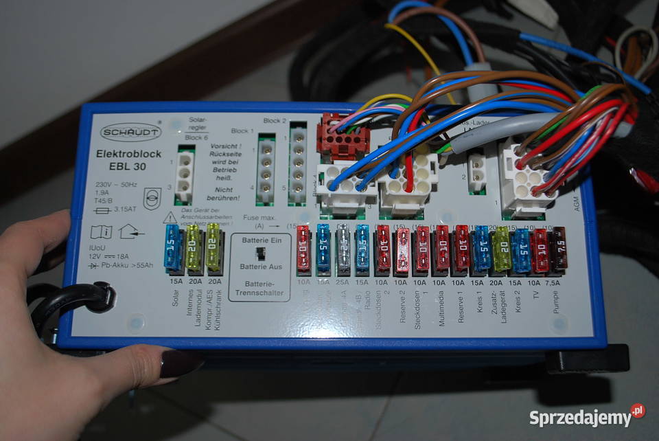 ELEKTROBLOK DO KAMPERA HYMER Kampery