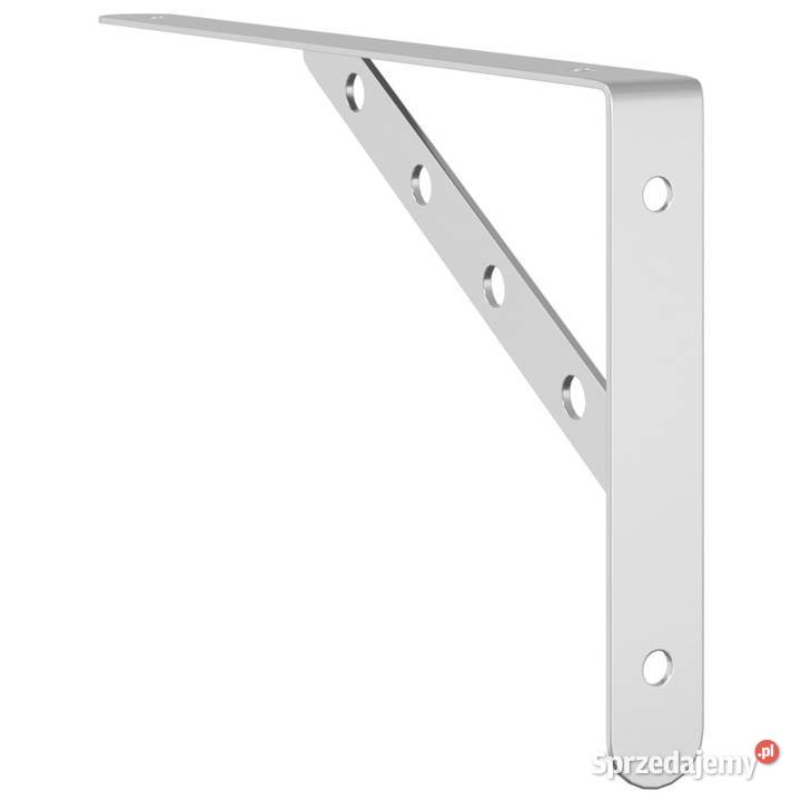 Wsporniki do półek 4 30x25x155 srebrna stal Półki Warszawa