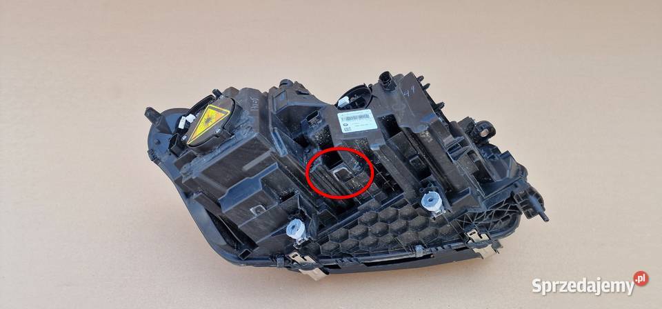 BMW X5 X6 G05 G06 LAMPA REFLEKTOR LASER LEWA Bieleń