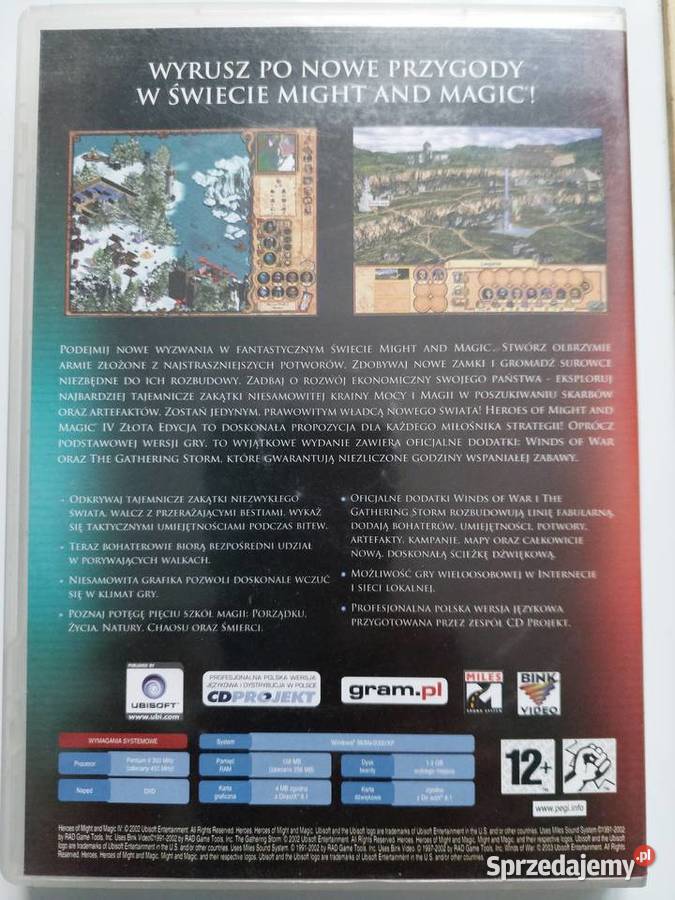 HEROES OF MIGHT AND MAGIC 4 ZŁOTA EDYCJA Rydułtowy