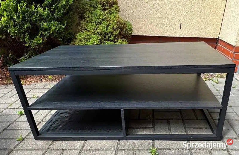 Solidny stolik ława drewniano metalowa Stoliki kawowe i ławy Józefosław