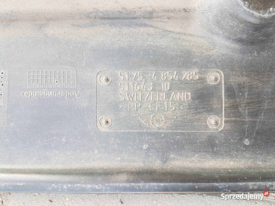 COOPER S R56 OSLONA PODWOZIA LEWA 4854285 Turek sprzedam