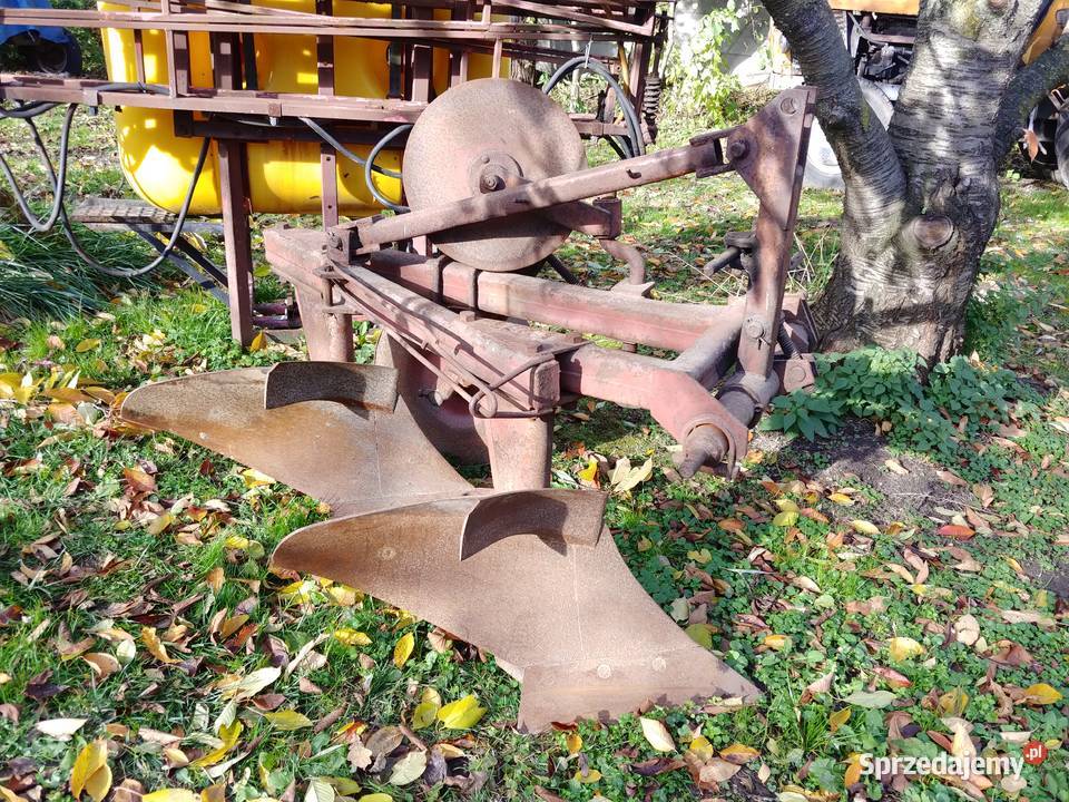 Pług Dwuskibowy Unia Grudziąc Stan Wzorowy Ursus Śmigiel