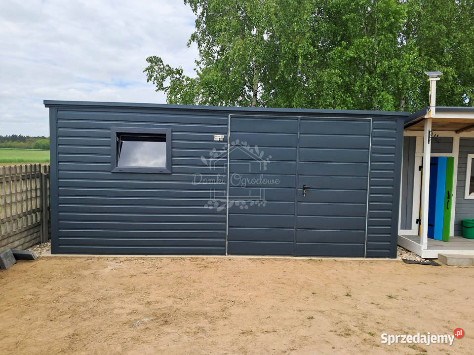 Schowek domek ogrodowy 45x2m brama dwuskrzydłowa Czersk