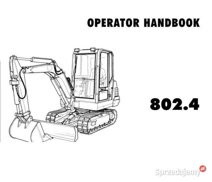 JCB 8027 8024 802 803 PLUS SUPER instrukcja