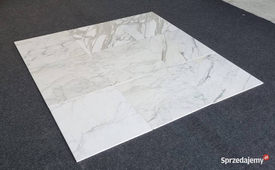 PŁYTKI MARMUROWE BIANCO CALACATTA DUŻE 60X60X1 Dom i Ogród sprzedam