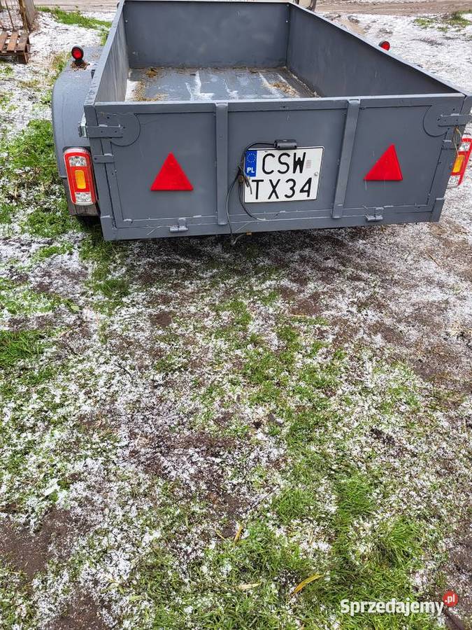 Przyczepka dwuosiowa 1200dmc pomorskie Ryjewo