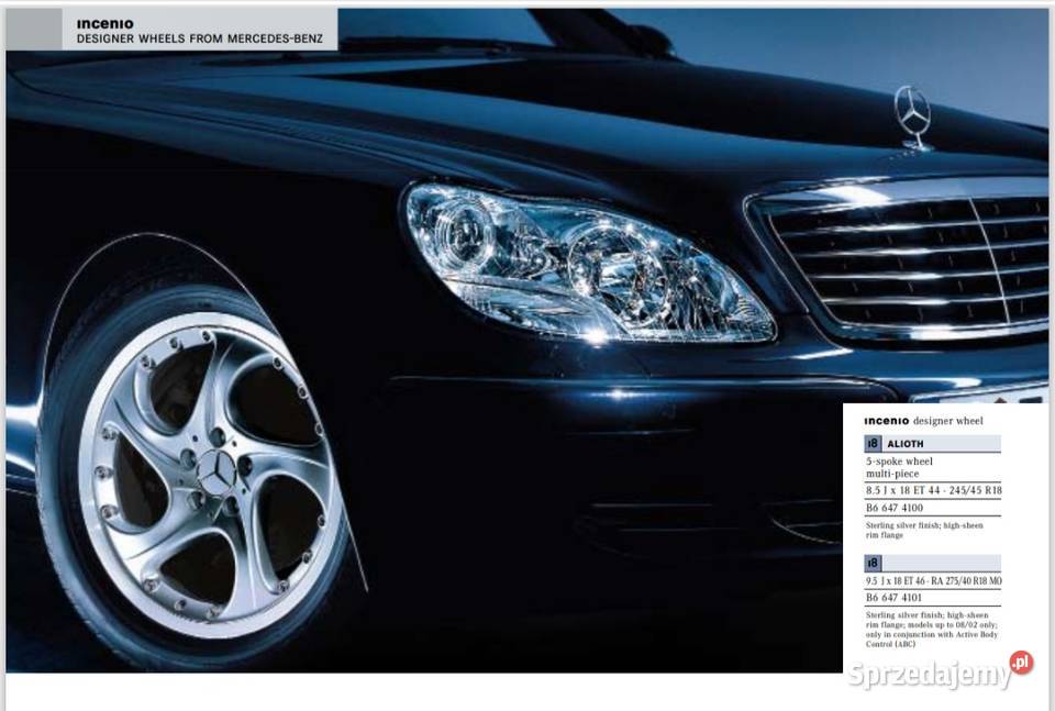 Felgi 18 Mercedes Alioth 5x112 666 85j 95j 2tlg Samochodowe Warszawa