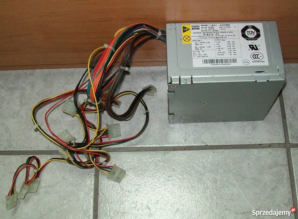 IBM ZASILACZ 49P1041 ASTEC AA22600 425W