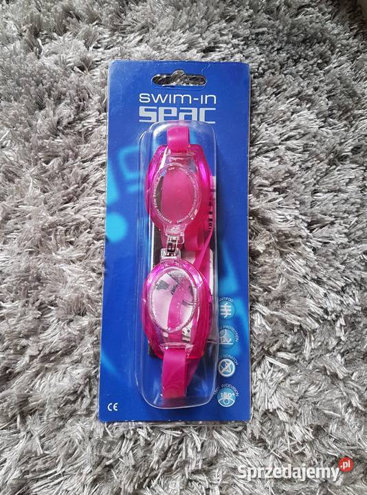 Okulary do pływania różowe nowe łódzkie Łódź