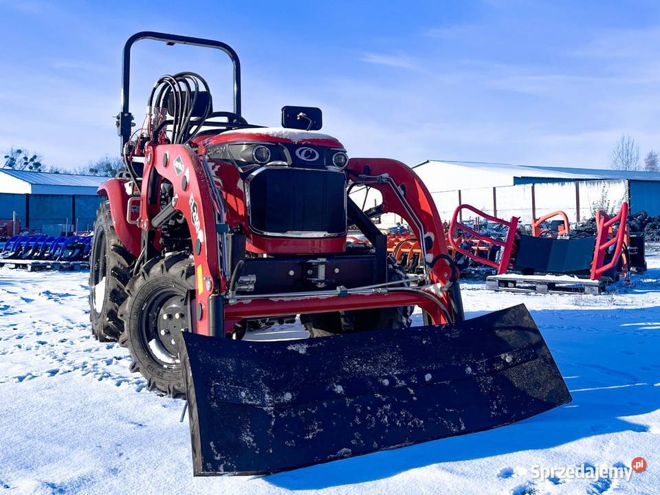 Pług śnieżny gumowy Sanko 125 do minitraktora Opatów sprzedam