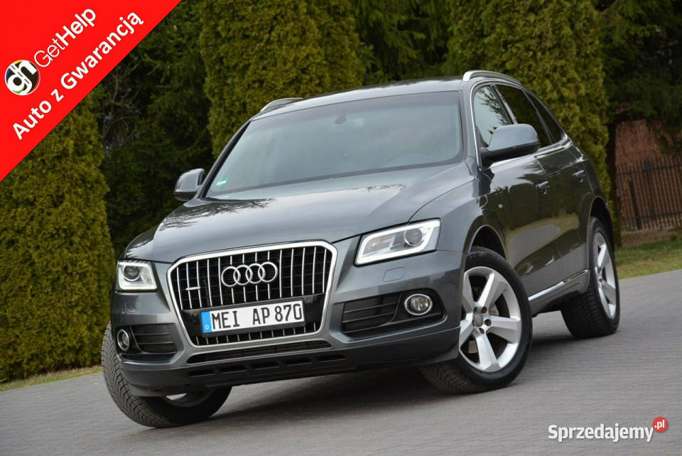 Audi Q5 SLine Quattro Skóry Navi BiXenon Ledy system Start-Stop Ostrów Mazowiecka