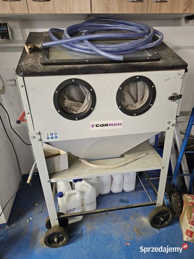 Piaskarka kabinowa 220l Cormak załadunek górny i Lublin sprzedam