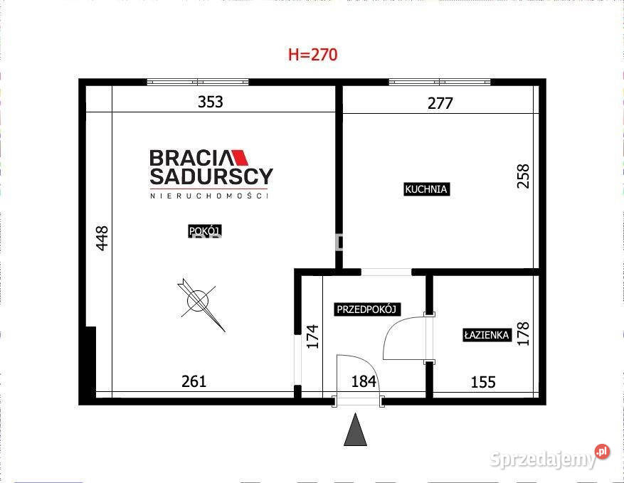Mieszkanie 2713m2 Kraków os Centrum B