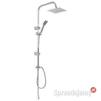 vidaXL Prysznic z deszczownicą i słuchawką stal