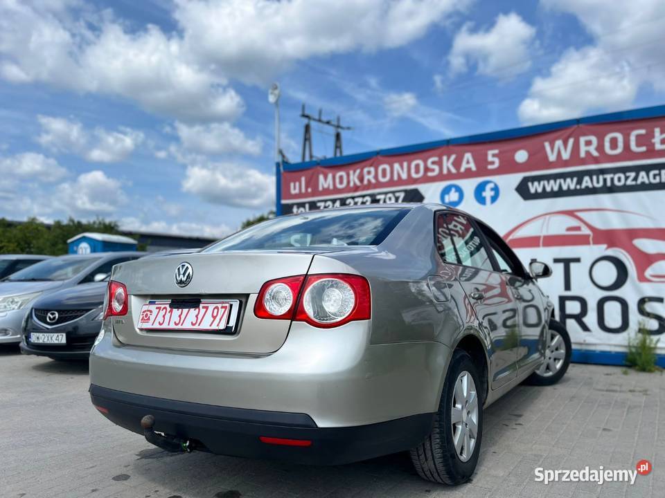 Volkswagen Jetta 2006 16 Benzyna Alufelgi HAK Dl Motoryzacja Wrocław sprzedam
