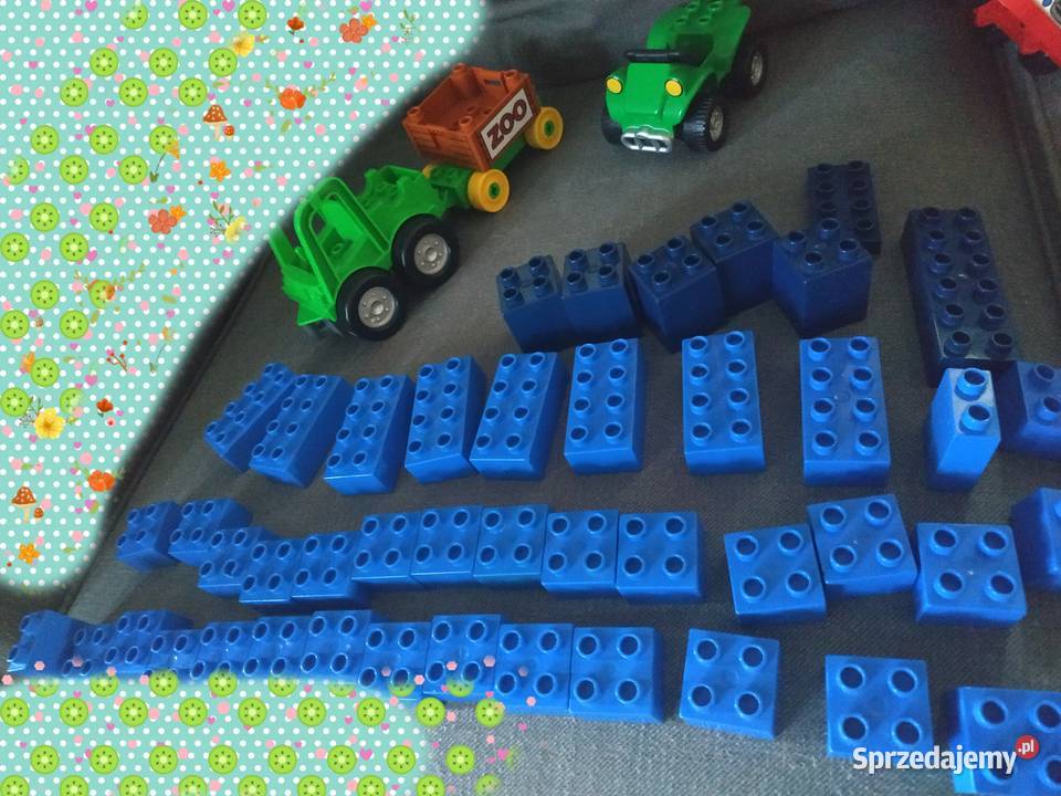 LEGO Duplo zestaw pociąg koparka traktor zygzak Józefów sprzedam