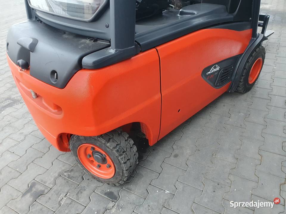 Wózek LINDE E20 4 sekcje Triplex 607m Przesuw