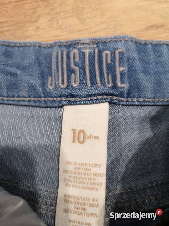 Spodenki jeansowe szorty cekiny dziewczynka Spodnie Tuchów