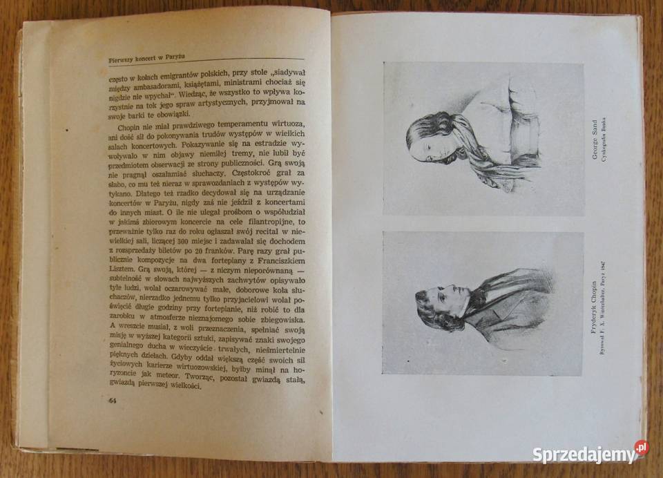 Biografia Chopina z 1949 Rok wydania 1949 lubelskie Bychawka Trzecia