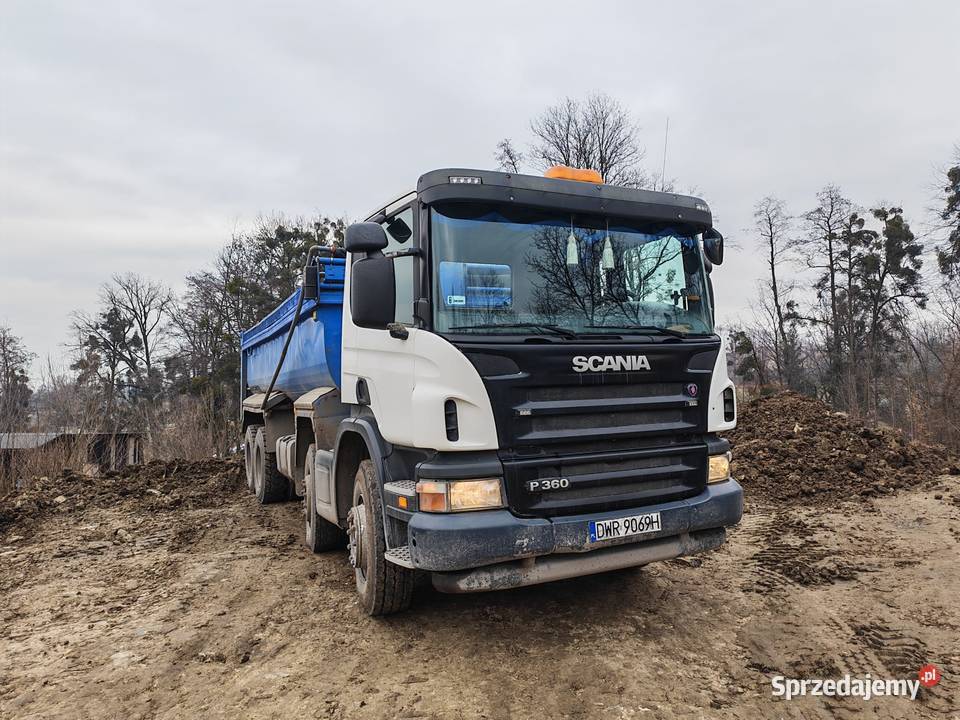 Wywrotka P360 Scania 8x4 6x4 Nowe opony Cieszyn