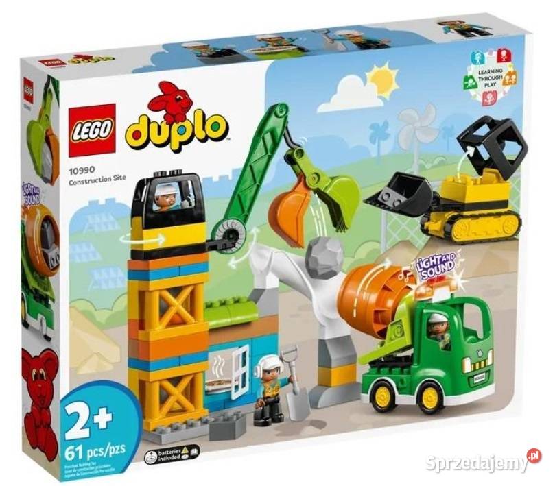 LEGO Duplo 10990 Plac Budowy Dźwig Betoniarka mazowieckie Warszawa sprzedam