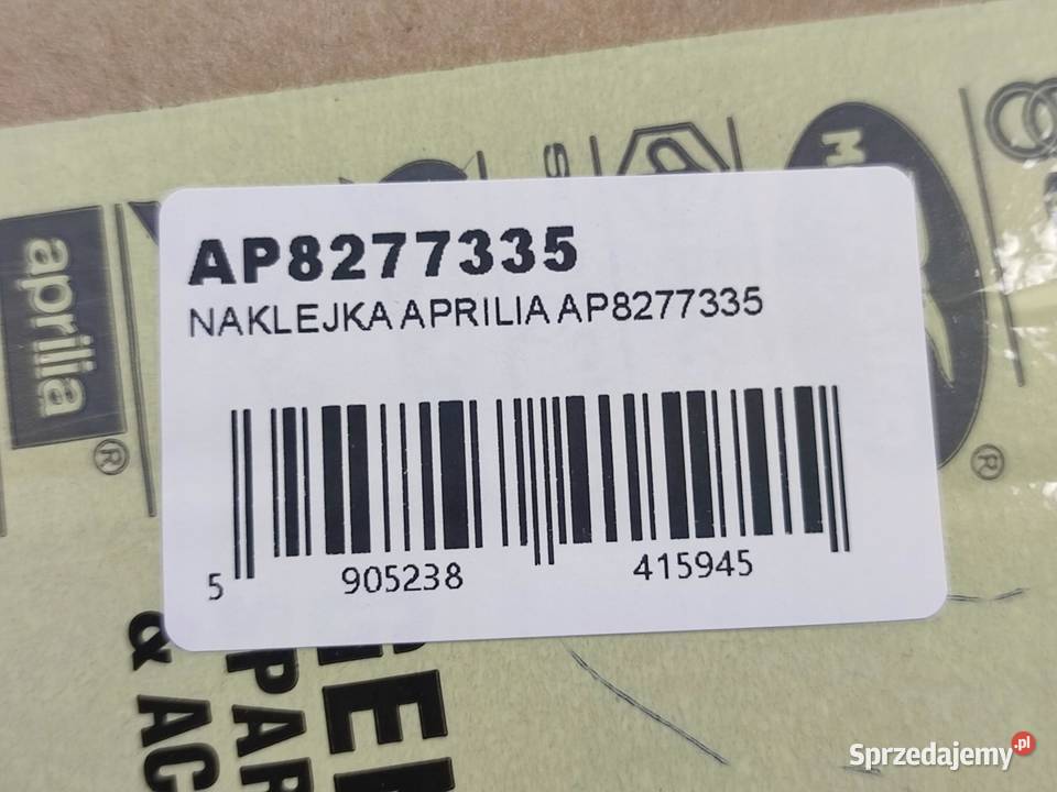 KOMPLET NAKLEJEK APRILIA SR H20 20032004 NOWY