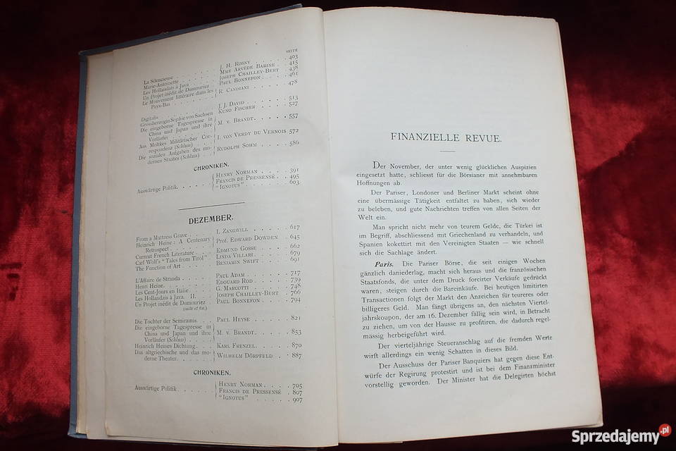 Stara powieść podróżnicza Cosmopolis z 1897 roku Antykwariat lubuskie Żary