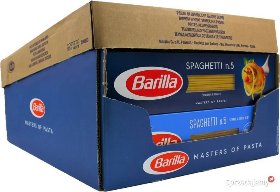 24 x 500g Barilla Spaghetti 5 500g 12 Świdnica