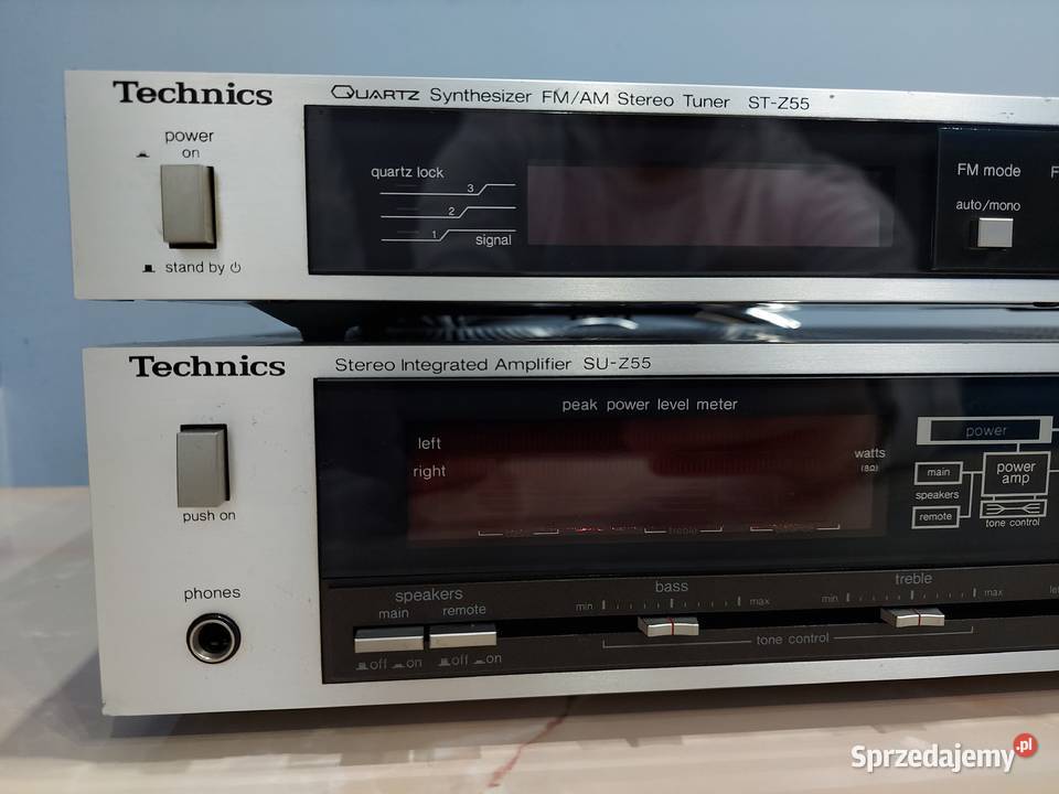 Technics Amplifier SUZ55 and Technics Tuner podlaskie Łapy