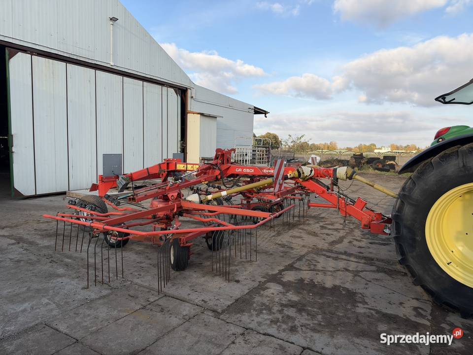Kuhn ga6501 Zgrabiarki i przetrząsacze Cisew