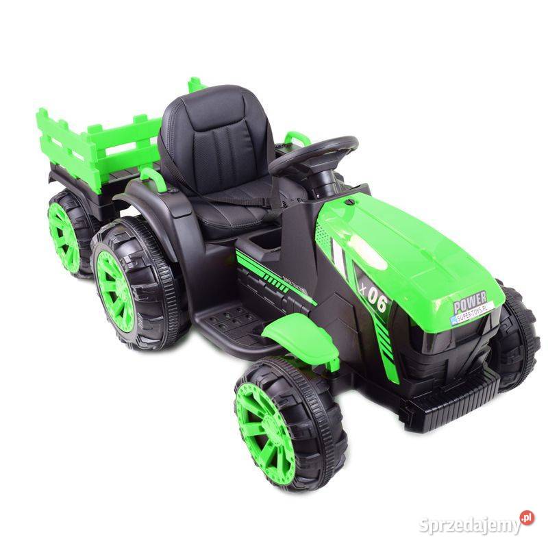 WIELKI TRAKTOR NA AKUMULATOR Z PRZYCZEPĄ POWER Pojazdy elektryczne i spalinowe Toruń