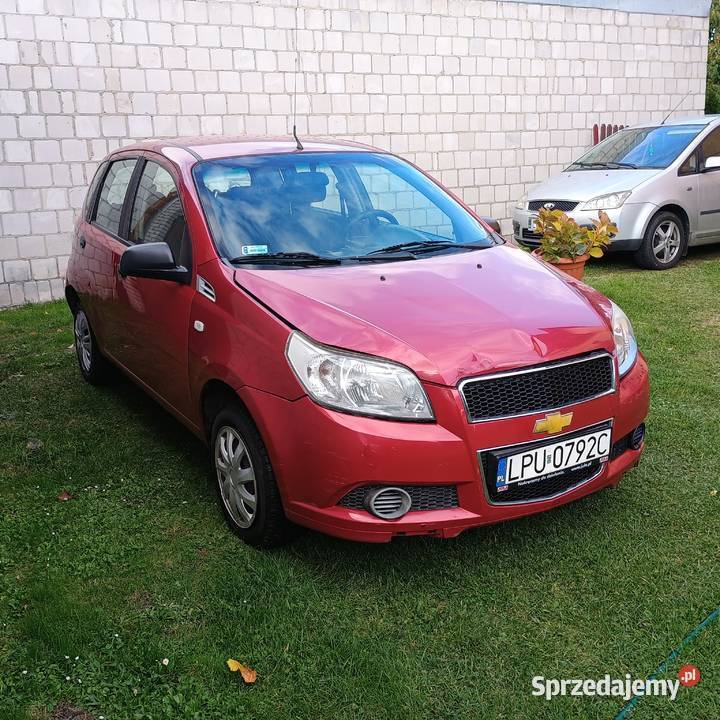 Chevrolet Aveo 12 BenzynaGaz 2010 Zamiana lubelskie Bychawa