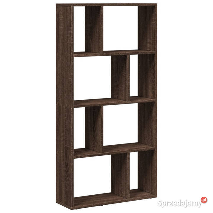 Regał brązowy dąb 60x20x120 materiał mazowieckie Warszawa