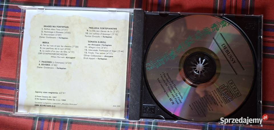 Muzyka mistrzów Debussy Uroki impresjonizmu CD Kraków
