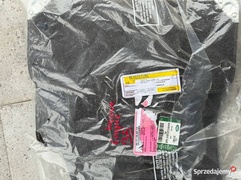 Dywaniki samochodowe Range Land Rover welur Dąbie sprzedam