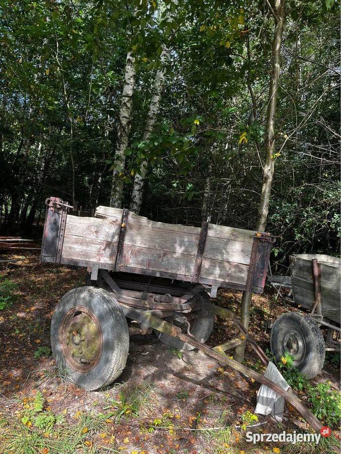 Przyczepa 2 osiowa do poprawek Biecz sprzedam