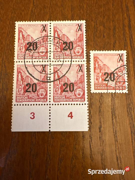 DDR Fnfjahrplan 19531956 nadruki seria urzędowa Bielsko-Biała