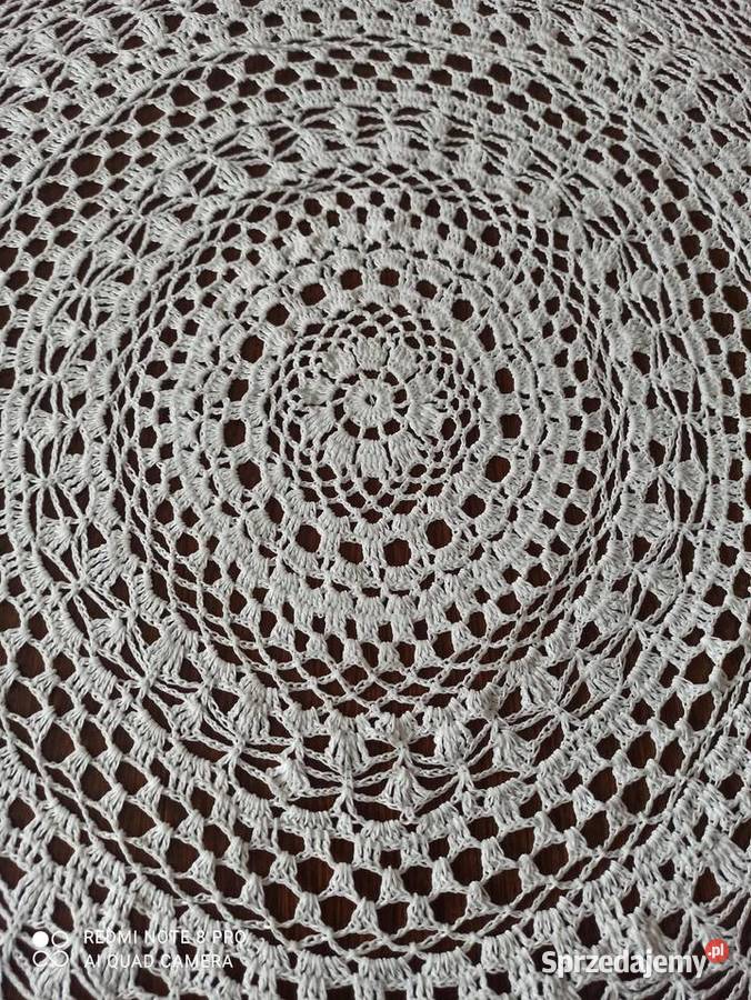 Serweta ręcznie robiona śr 90 Serwety i serwetki Białystok